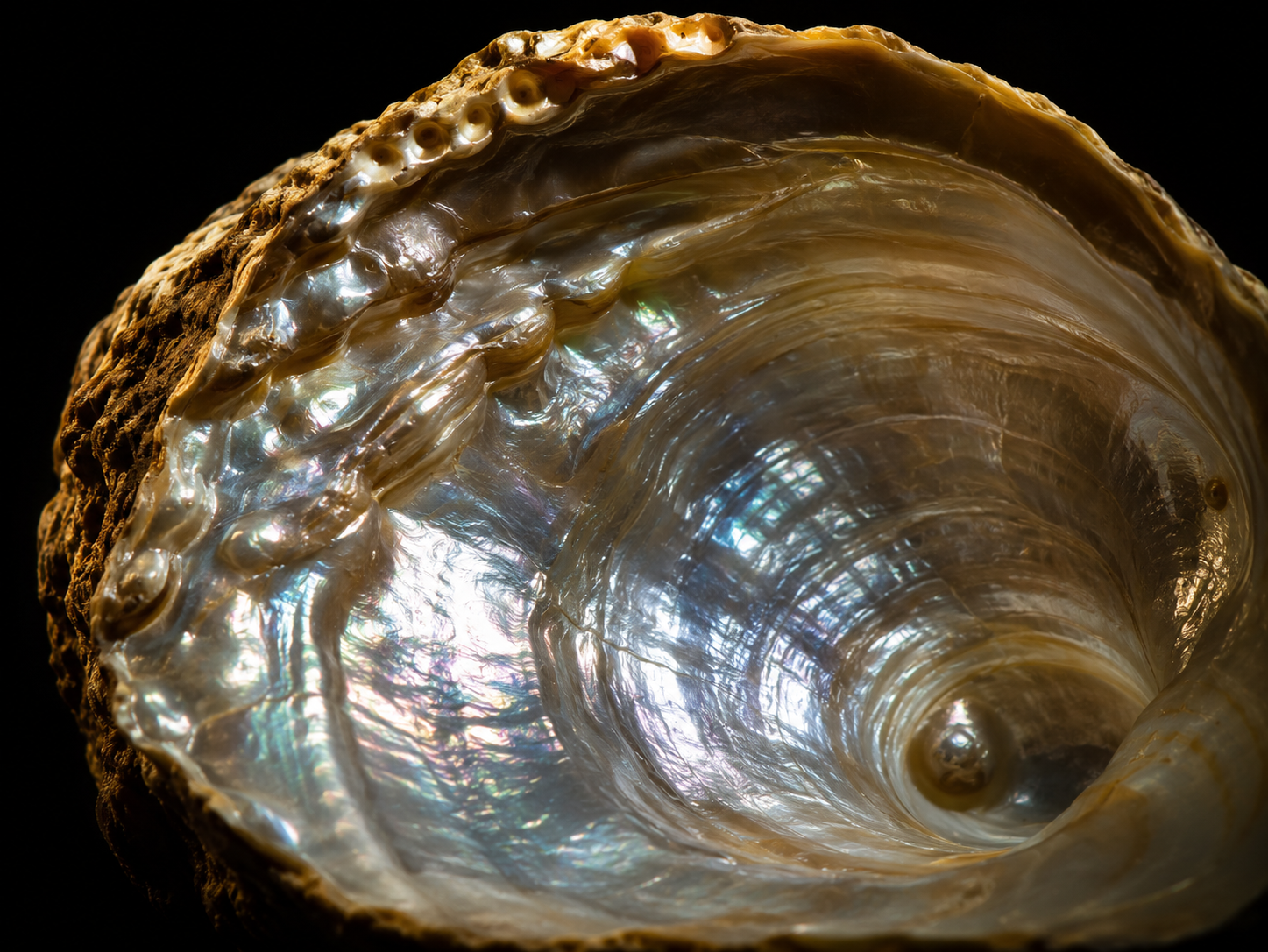 Raw Atlantic Mother of Pearl